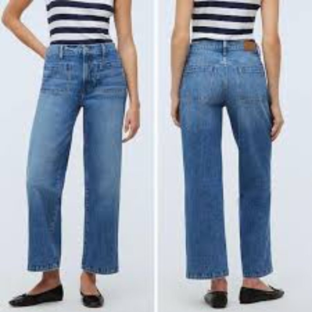 Madewell Blue Flare & Wide Leg Jeans